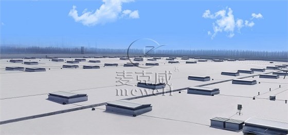 特斯拉三角形上开式电动排烟天窗